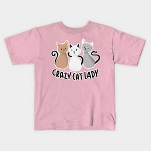 Crazy cat lady Kids T-Shirt